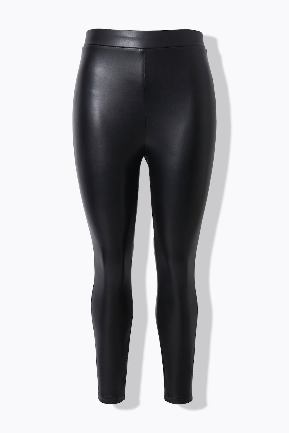 Stora storlekar Leggings med beläggning, Dam, svart, storlek: 58/60, Syntetfibrer/Polyester, Studio Untold