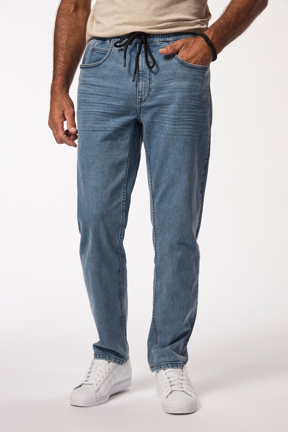 Große Größen Schlupfjeans FLEXNAMIC®, Herren, blau, Größe: XL, Baumwolle, JP1880