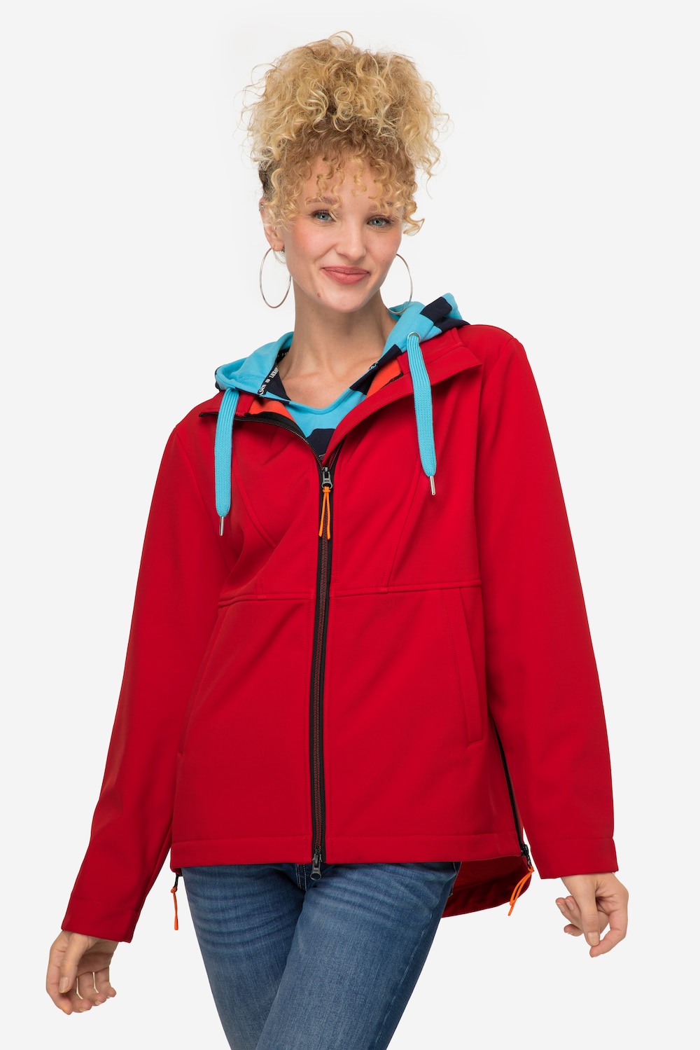 Große Größen Softshell-Jacke, Damen, rot, Größe: S, Polyester, LAURASON