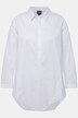 Longbluse, A-Linie, Hemdkragen, Langarm