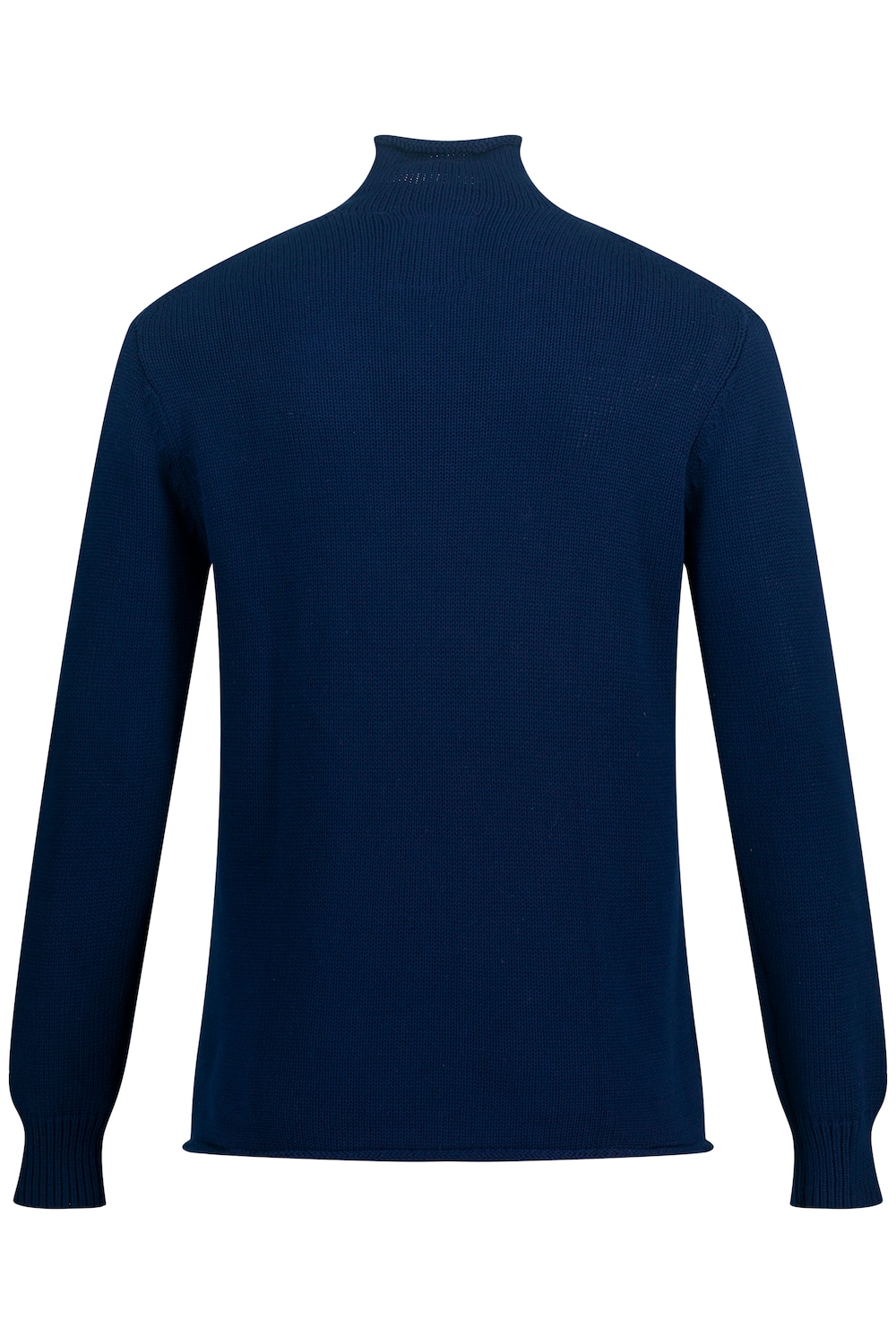Stora storlekar Polotröja med robust stickning, Her, blå, storlek: 5XL, Bomull, JP1880