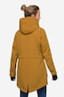 Softshell-jakke, fleece indeni, hætte med teddyfor