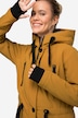 Softshell-jakke, fleece indeni, hætte med teddyfor