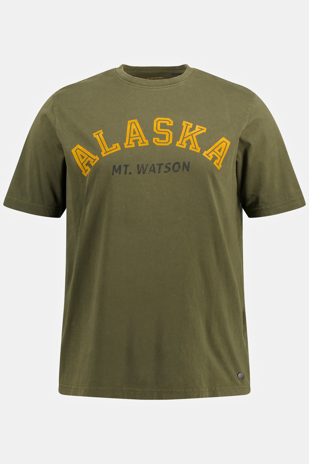 Grote Maten T-shirt, Heren, groen, Maat: 4XL, Katoen, JP1880
