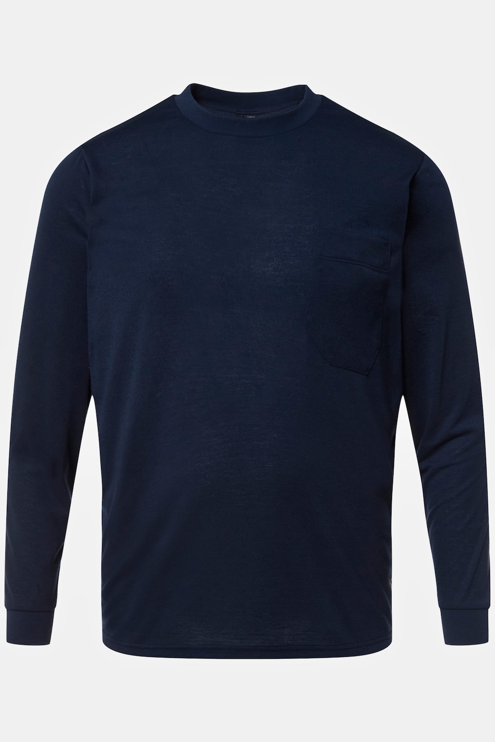 Grote Maten Shirt met lange mouw, Heren, blauw, Maat: 7XL, Polyester/Elastaan, JP1880