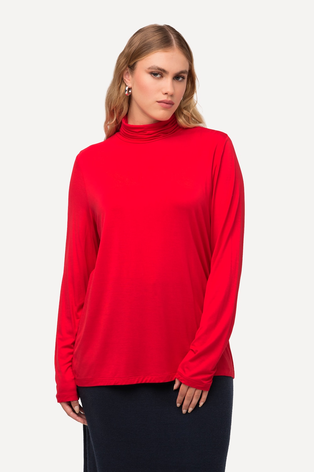 Große Größen Shirt, Damen, rot, Größe: 46/48, Viskose, Ulla Popken