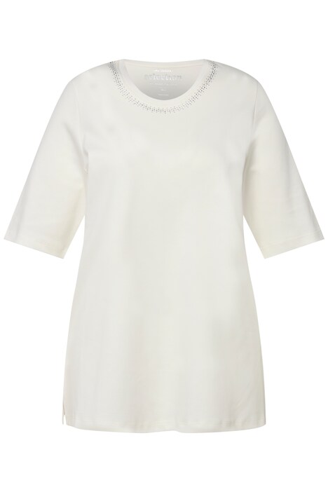 Tričko, A střih, kulatý výstřih, krátké rukávy, Pima bavlna