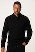 Pull à col camionneur boutonné, en maille fine de laine mélangée, jusqu'au 8 XL
