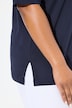 T-shirt, A-lijn, ronde hals, 3/4-mouwen, Pima cotton