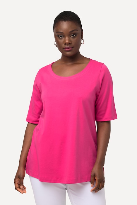 Pima Cotton A-line 3/4 Sleeve Tee | T-Shirts | Knit Tops & Tees