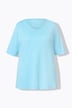 T-shirt dal taglio svasato con scollo a V e mezze maniche