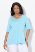 T-shirt dal taglio svasato con scollo a V e mezze maniche