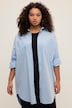 Hemdbluse, oversized, Hemdkragen, Langarm