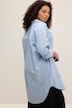 Hemdbluse, oversized, Hemdkragen, Langarm