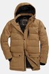 Parka trapuntato per l'outdoor con cappuccio e zip a doppio cursore