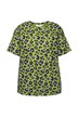 Tričko, oversize, leopardí, kulatý výstřih, krátké rukávy