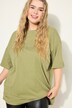 T-shirt dal taglio oversize con Studio Untold, scollo a girocollo e mezze maniche