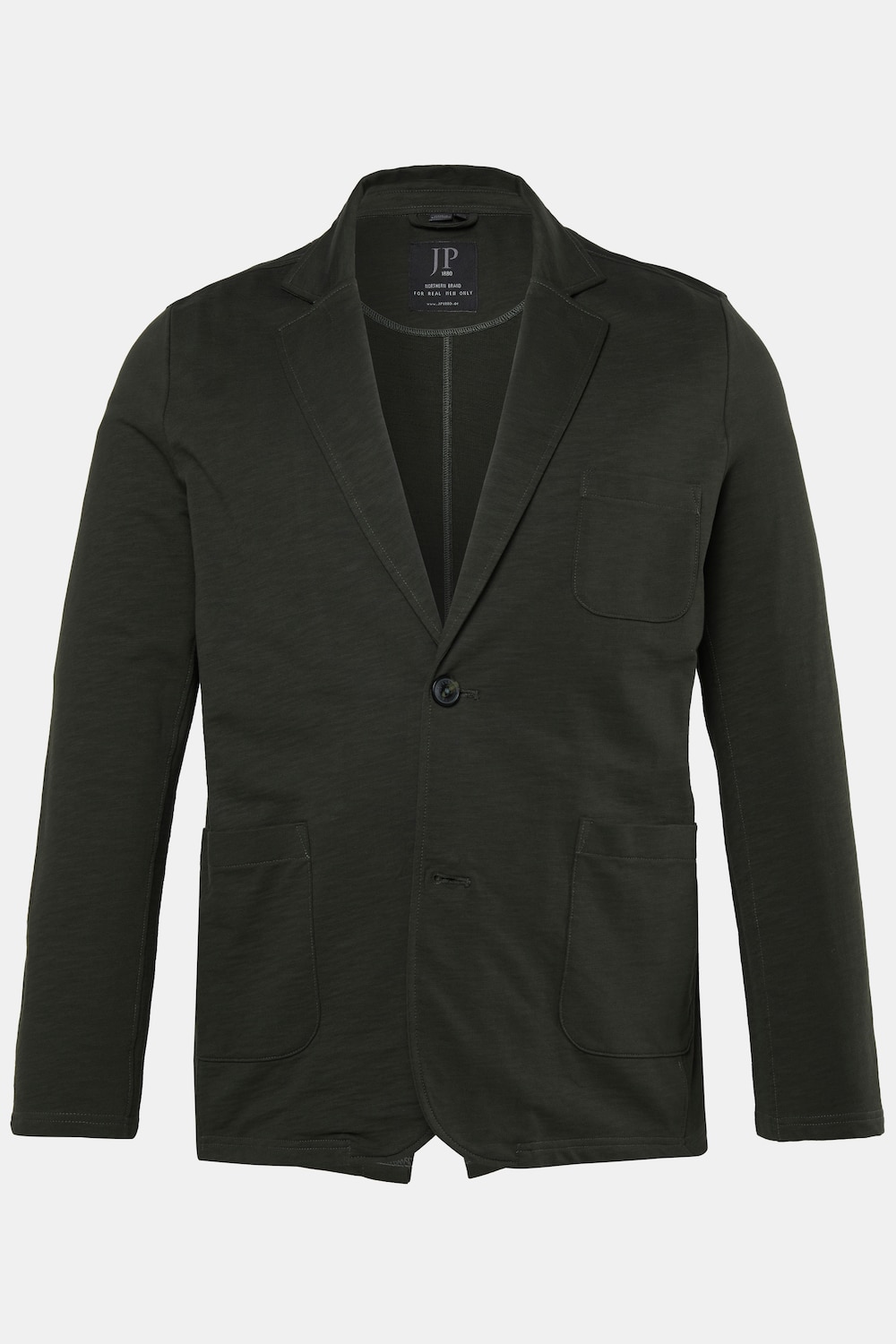 Sweat-Sakko, Business, Flamm-Sweat, aufgesetzte Taschen, bis 7 XL