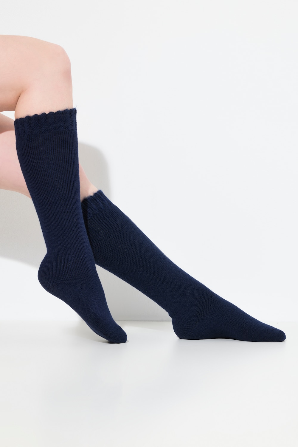 Thermokniekousen, fleece binnenkant, wijde boorden