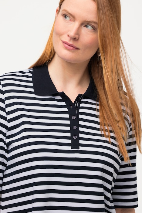 Striped Pima Cotton Polo Shirt | T-Shirts | Knit Tops & Tees