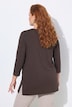 Shirt, tiefer Rundhalsausschnitt, 3/4 Arm