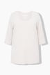 Shirt, tiefer Rundhalsausschnitt, 3/4 Arm
