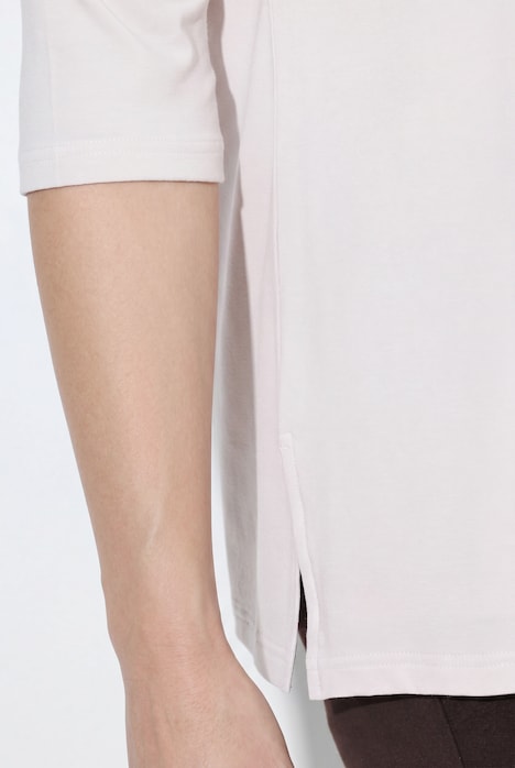 Shirt, tiefer Rundhalsausschnitt, 3/4 Arm
