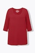 Shirt, tiefer Rundhalsausschnitt, 3/4 Arm