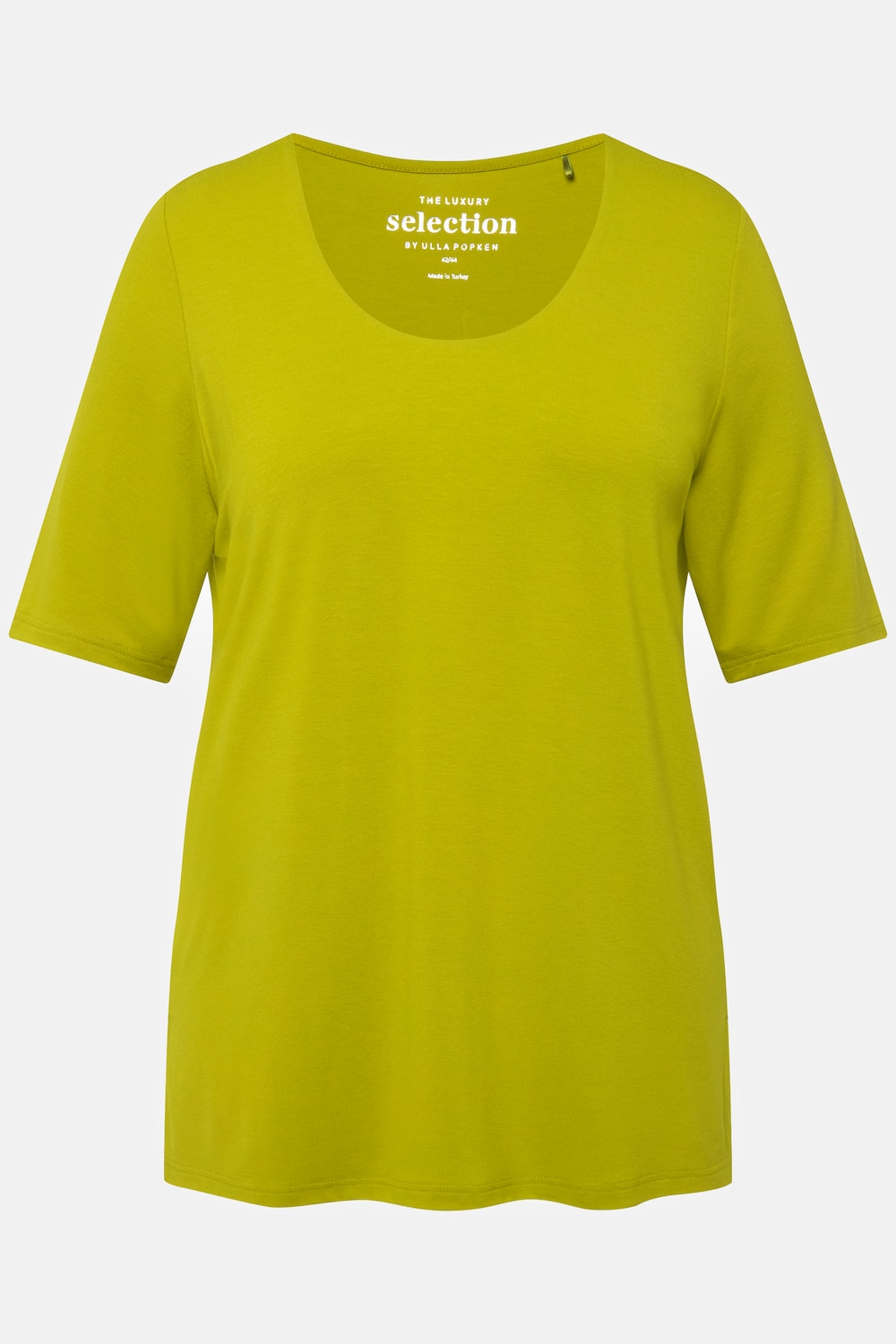 Grote Maten T-shirt, Dames, groen, Maat: 46/48, Viscose, Ulla Popken