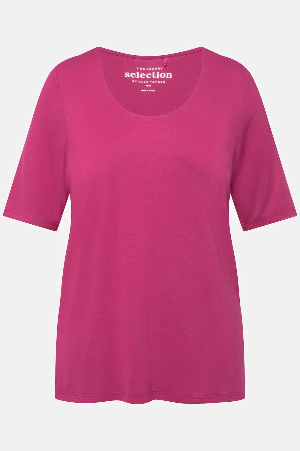 Grote Maten T-shirt, Dames, roze, Maat: 58/60, Viscose, Ulla Popken