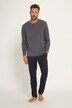 Schlafanzug, Homewear, OEKO-TEX, Zweiteiler, Langarm-Henley, lange Hose,