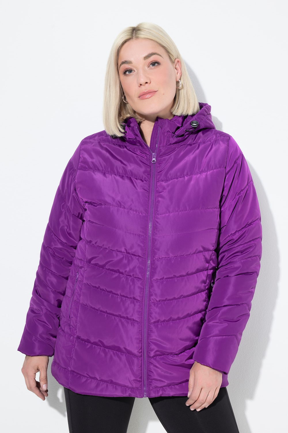Thumbnail - Große Größen HYPRAR Steppjacke, Damen, lila, Größe: 46/48, Polyester, Ulla Popken