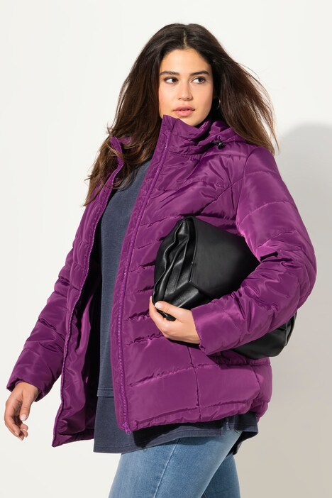 thumbnail image 2 of JBC Women's Quilted Water Repellent Winter Jacket / Coat – Diamond Stitching, Zip, Sizes 10-24 2 of 6