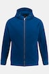Veste polaire à capuche, avec zip et poche kangourou, jusqu'au 8 XL