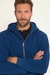 Veste polaire à capuche, avec zip et poche kangourou, jusqu'au 8 XL