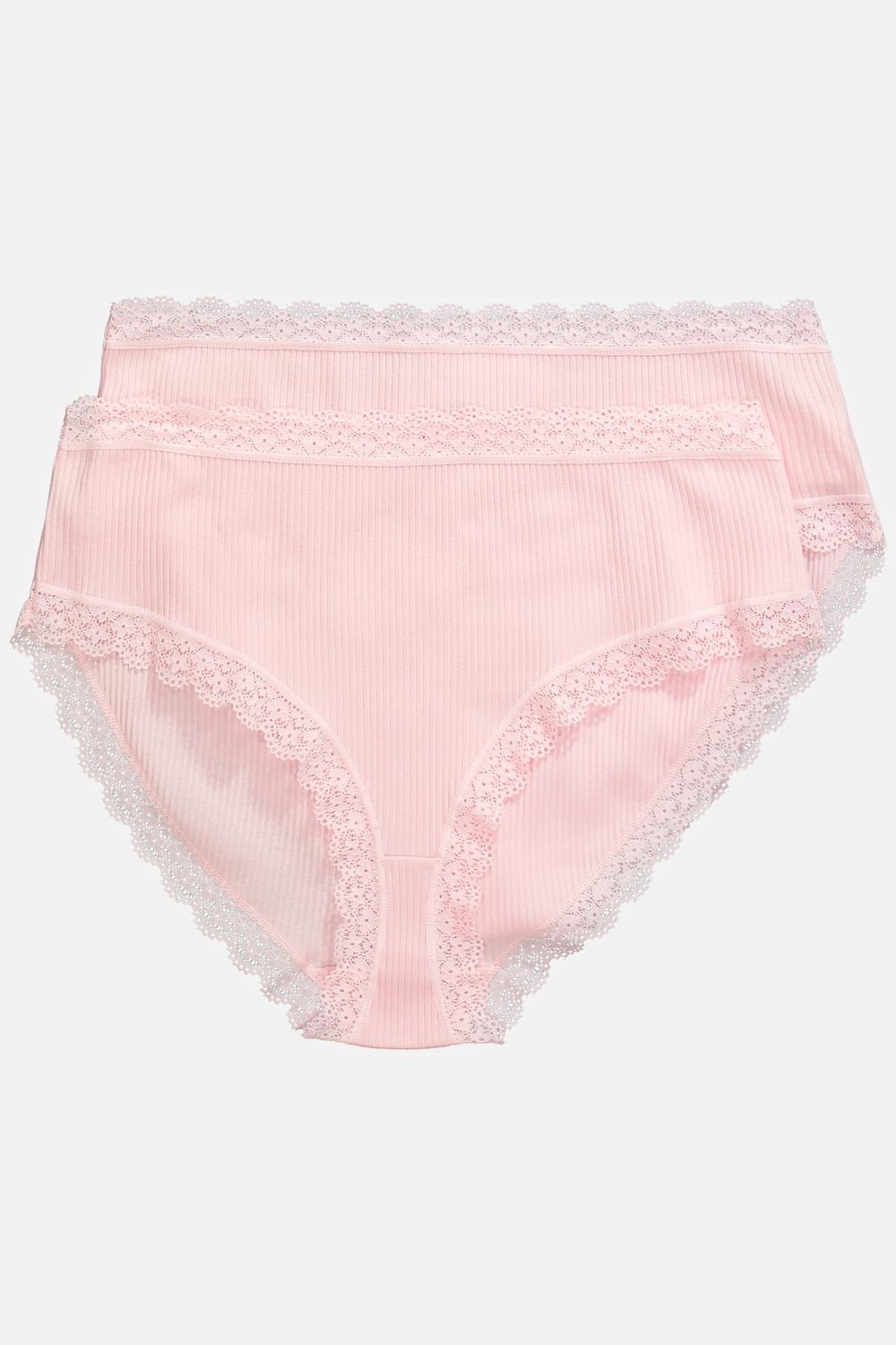 Grote Maten midi slips, Dames, roze, Maat: 50/52, Katoen, Ulla Popken