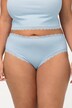Slip midi in jersey a costine di cotone biologico in confezione doppia