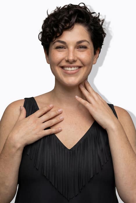 Badekleid, Herzausschnitt, Bügel, Softcups, recycelt