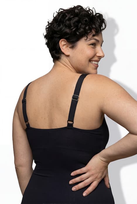 Badekleid, Herzausschnitt, Bügel, Softcups, recycelt