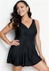 Sweetheart Neckline Fringe Detail Underwire Swim Dress