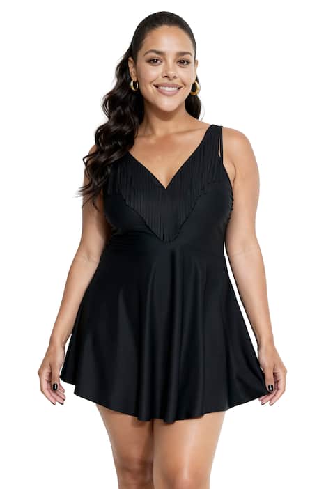 Plavkové šaty, srdcový výstřih, kostice, měkké košíčky, recyklovaný materiál