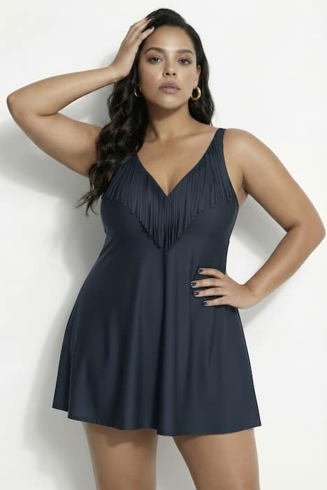 Badekleid, Herzausschnitt, Bügel, Softcups, recycelt