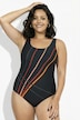 Badeanzug, Streifen, ohne Softcups, Unterbrustband