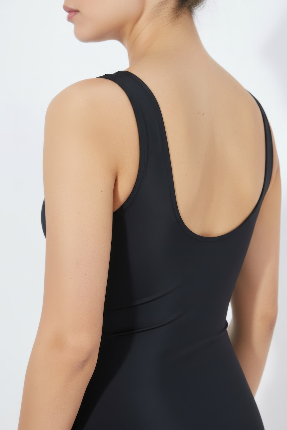 badpak, strepen, zonder softcups, band onder de buste