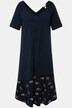 Eco Cotton Layered Short Sleeve Eye Print Dress