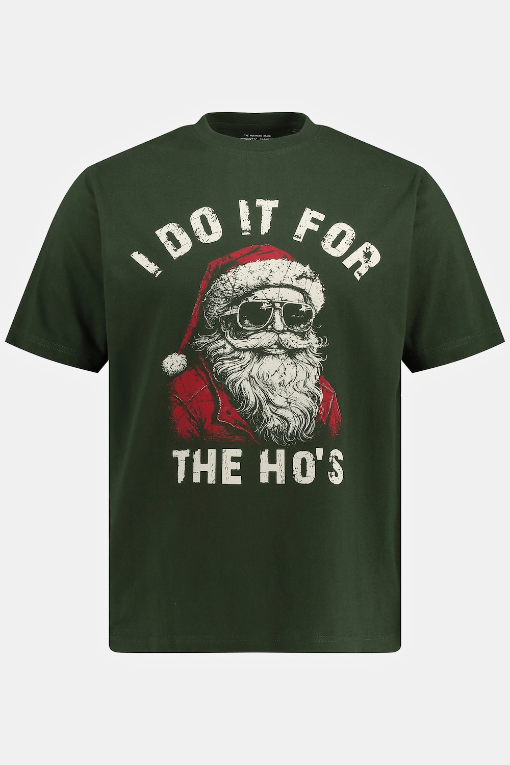 JP 1880 T-Shirt, Halbarm, X-Mas Print, Rundhals, bis 8 XL