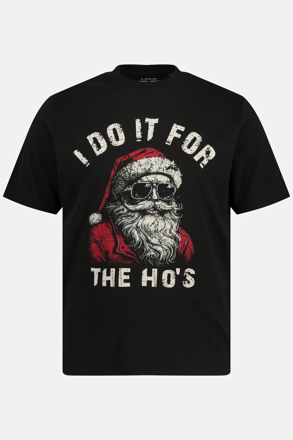 JP 1880 T-Shirt, Halbarm, X-Mas Print, Rundhals, bis 8 XL