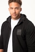 Veste en molleton STHUGE. Capuche en tissu, manches longues et imprimé dans le dos - jusqu'au 8XL
