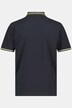 Polo à manches courtes en maille piquée STHUGE, col polo contrastant, jusqu'au 8 XL