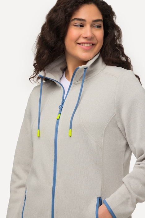 Knit Fleece Jacket, Sweatshirt Jackets